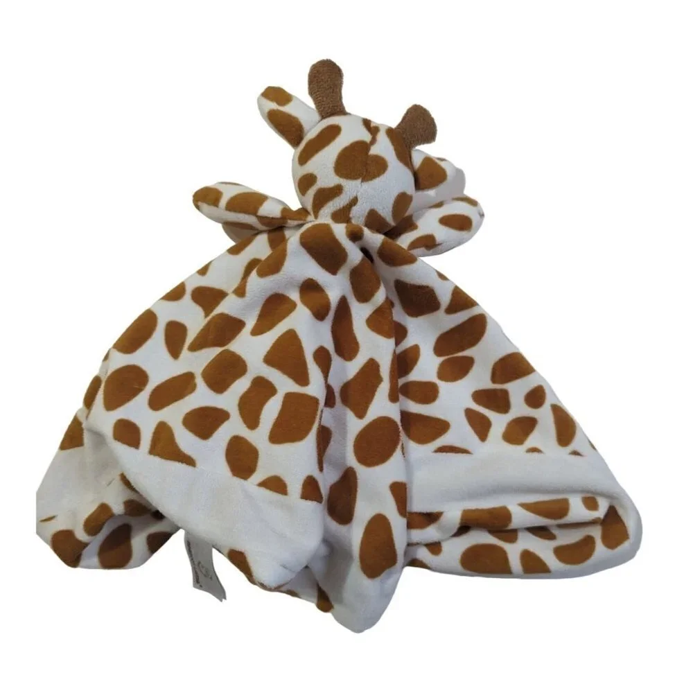 Apricot Lamb giraffe lovey security blanket plush stuffed‎ animal toy baby